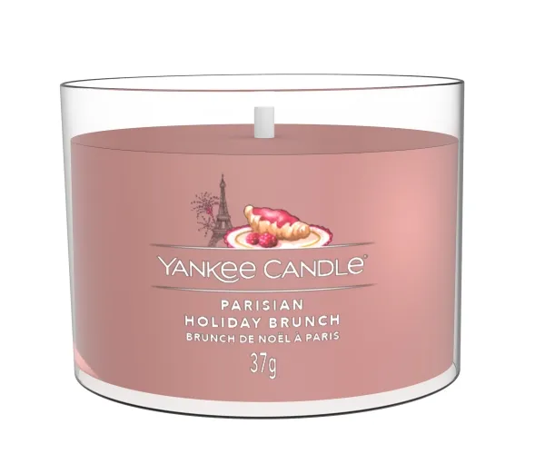 Yankee Candle Parisian Holiday Brunch, Ellipse, Lyserød, 10 t, 1 stk