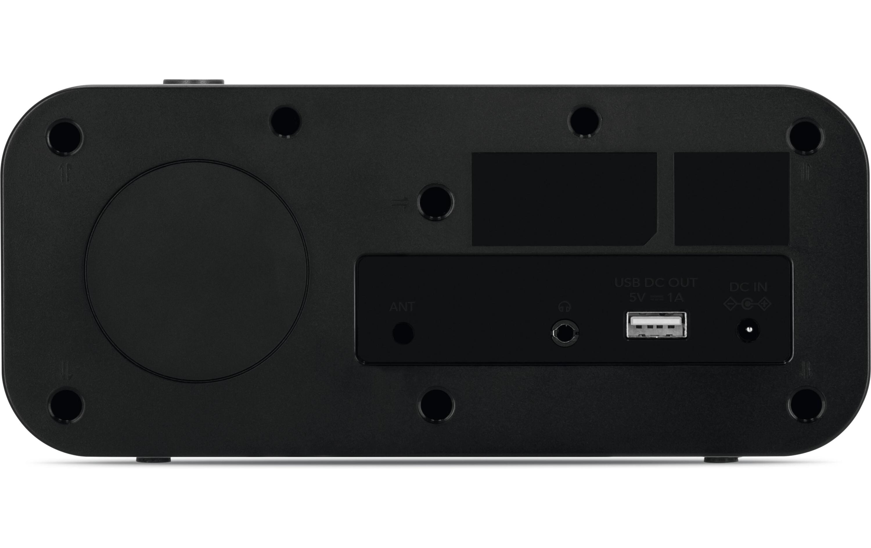 Radiowecker Viola CR 1 SchwarzDAB+/UKW Radiowecker mit Wireless Charging