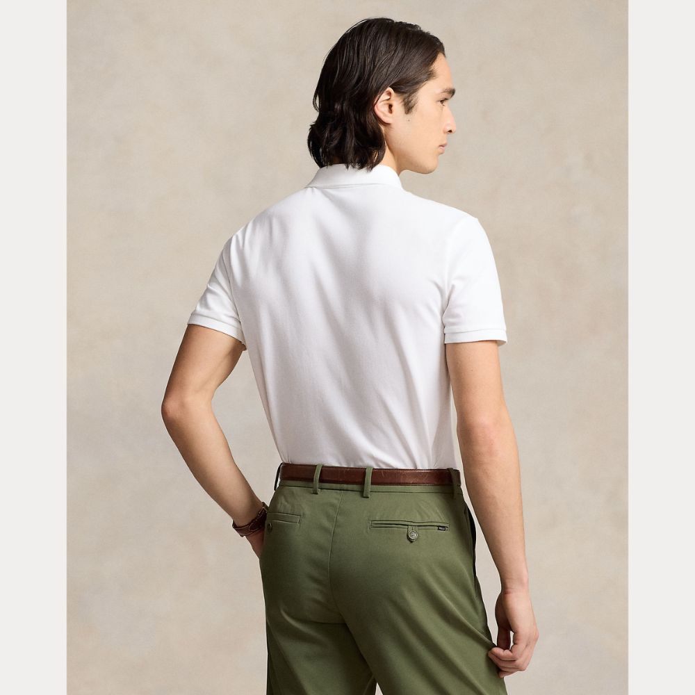 Tailored Fit Pique Herre Hvit