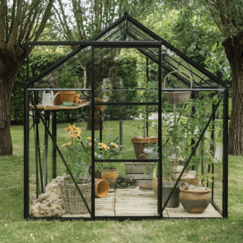 Royal Well Kate IV kweekkas full option aluminium zwart 7,16 m²