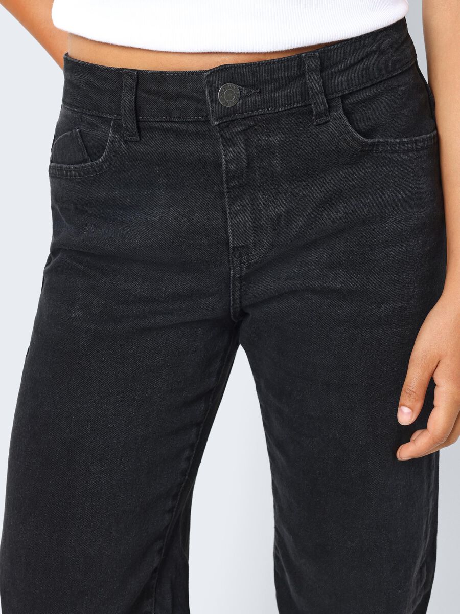 NMYolanda NW wide jeans black NOOS - Jean Ample Noir | Noisy May Jean