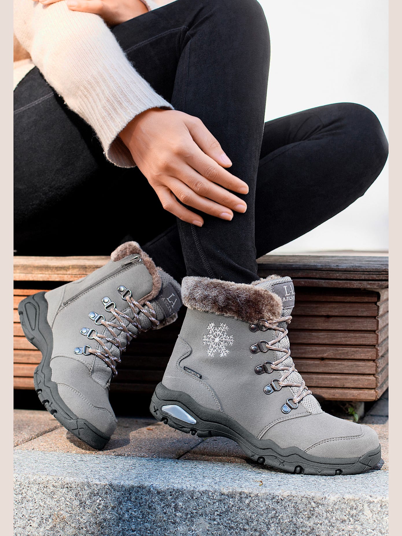 Bottines d'hiver bottes thermiques : très chaudes et souples