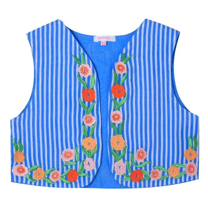 Kidsagogo Gilet Sans Manches Palma | Bleu