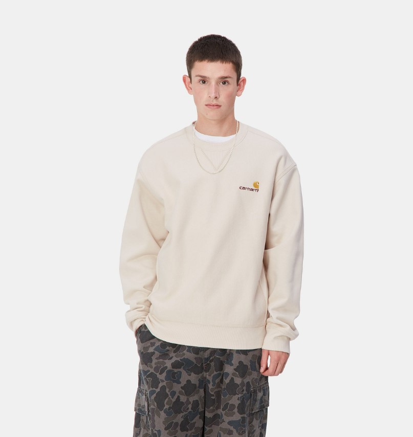 Carhartt WIP American Script Sweat White
