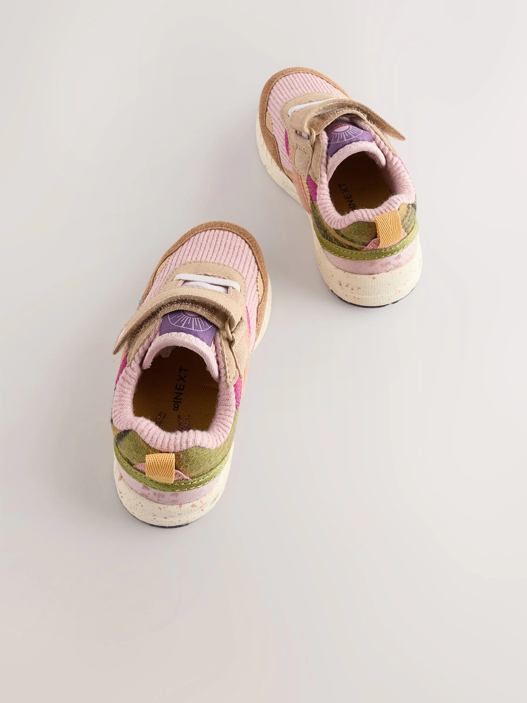 Multi - Sneakers met elastische veters en klittenbandsluiting
