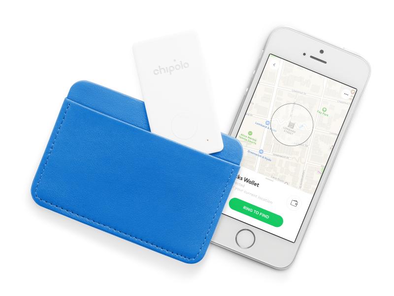 Chipolo Schlüsselfinder Card weiss Smarte Plastikkarte zum Wiederfinden von wichtigen Objekten, weiss