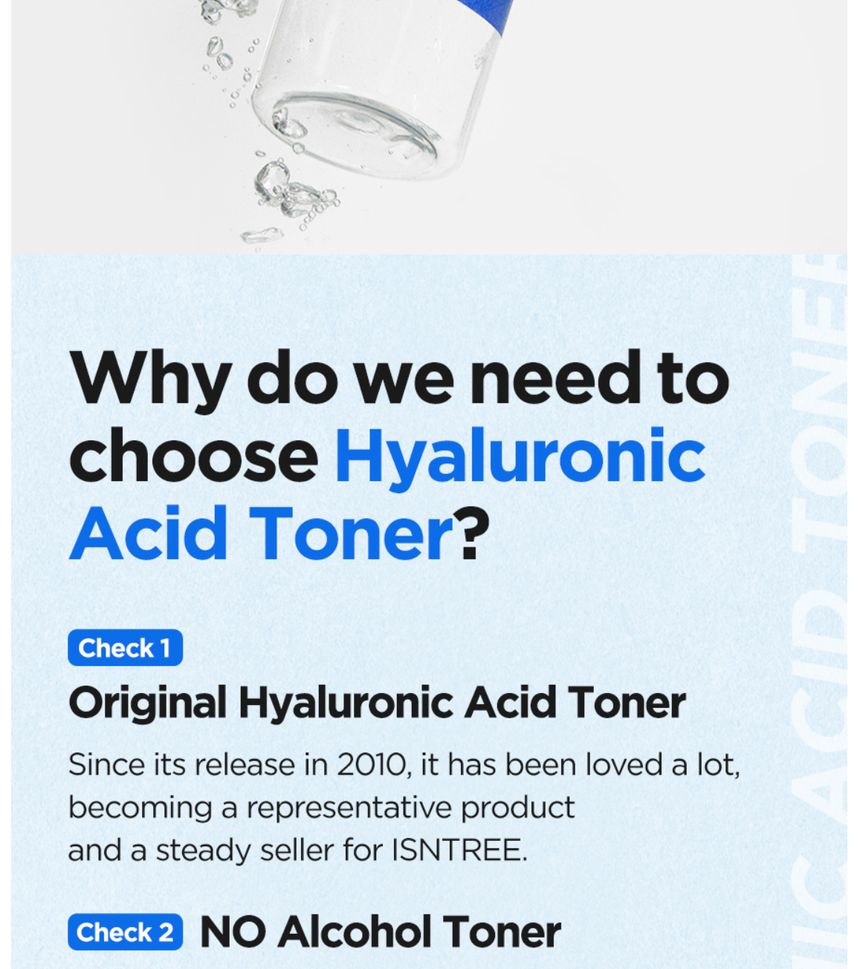 Isntree - Hyaluronzuur Toner Jumbo