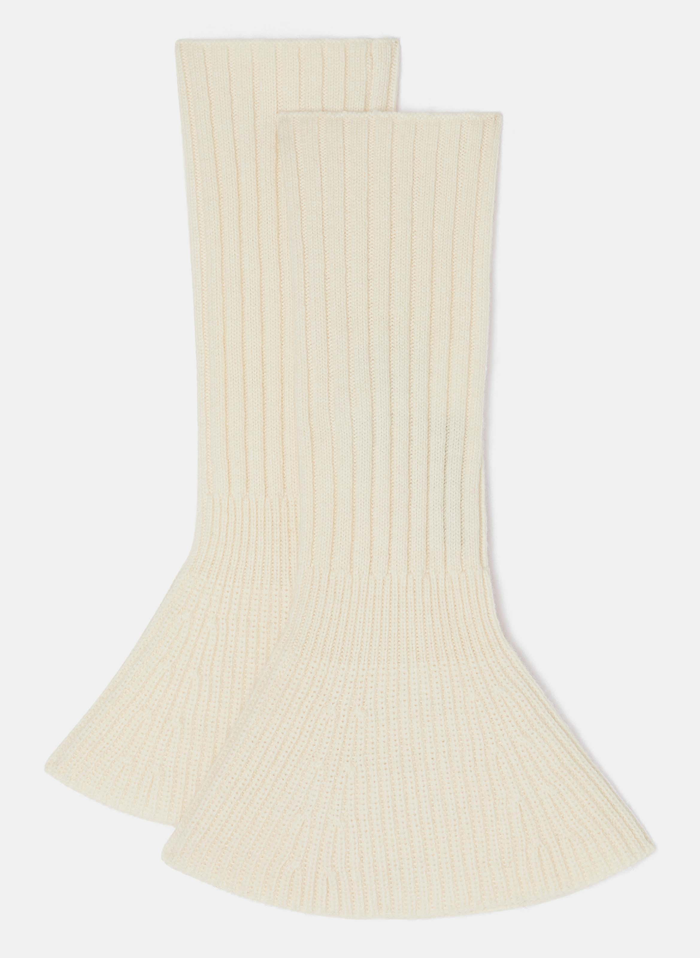TARA JARMON Gants uni - alma - Blanc