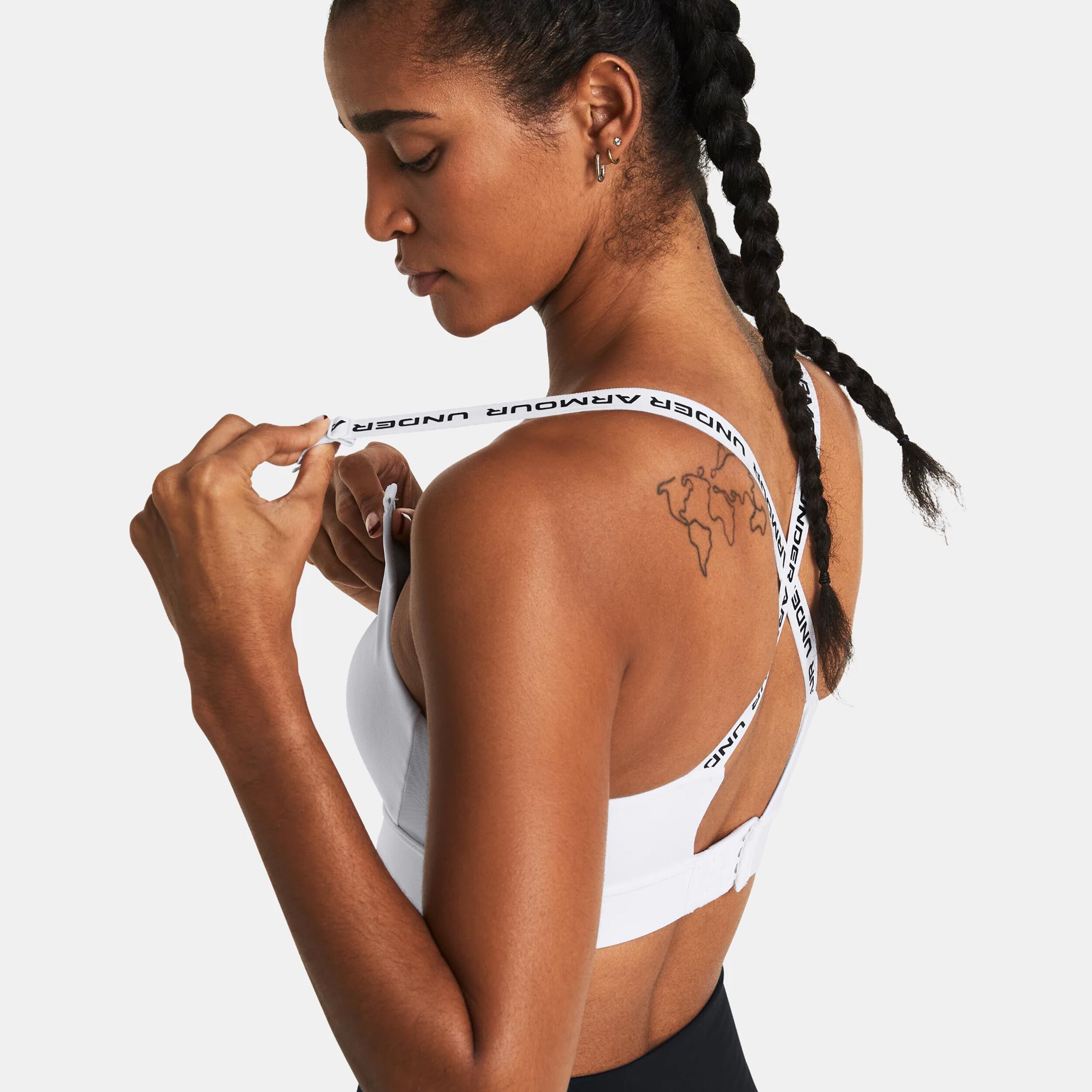 Under Armour Infinity Mid 2.0 Soutien-gorge Sport Femmes - Blanc