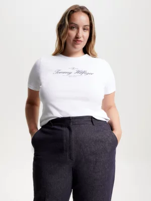 Camiseta Curve Signature Slim Fit com Logo