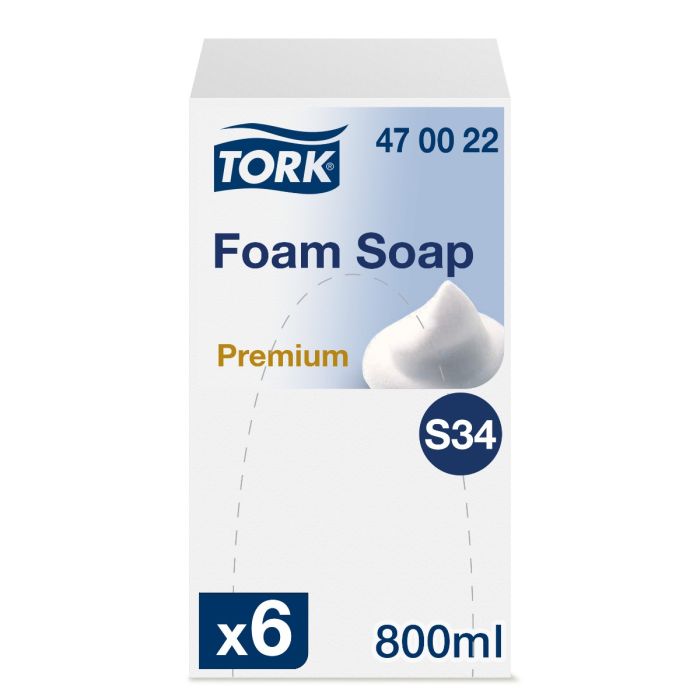 Tork 470022 6st S34 Foam Soap 6x800ml (470022)