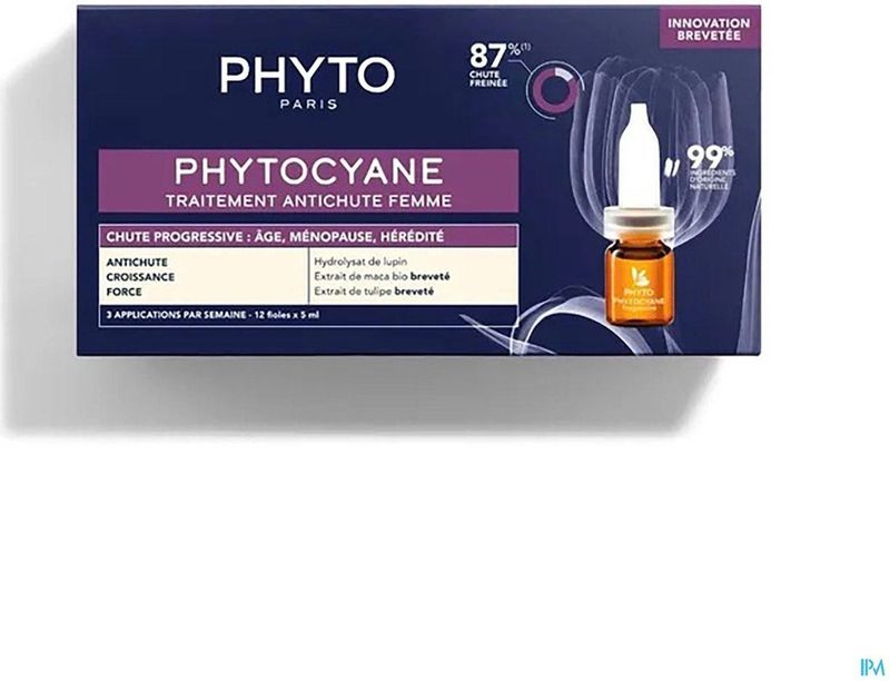 Phyto - Phytocyane - Haargroeimiddel - 12x5ml