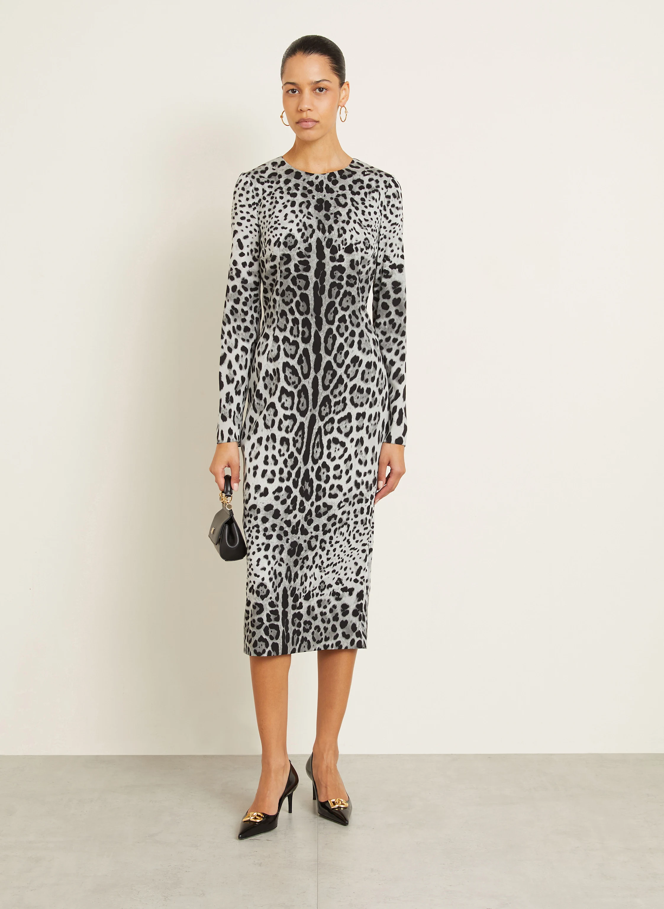 DOLCE & GABBANA Etuikleid aus Seide