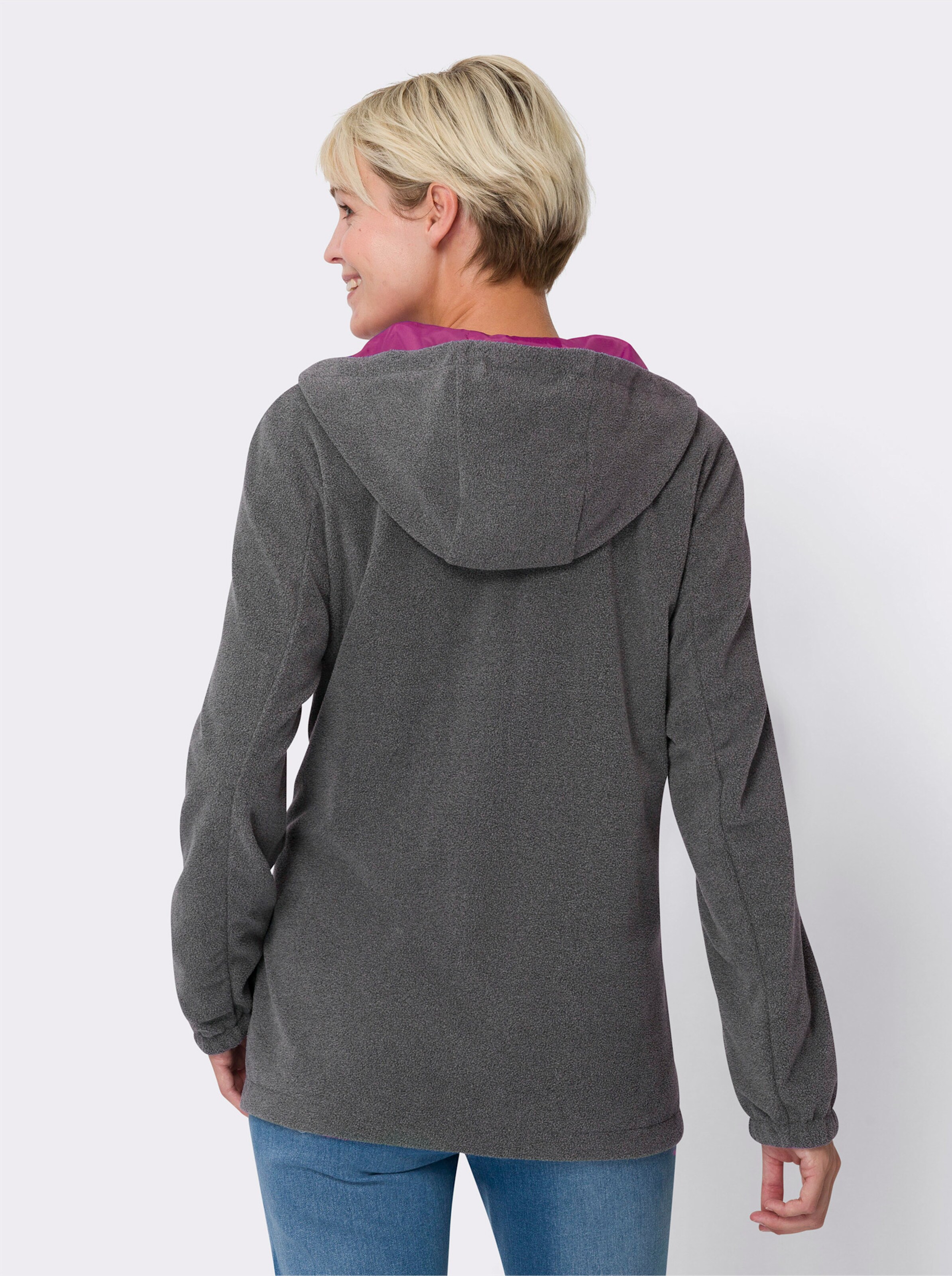 Wende-Fleece-Jacke