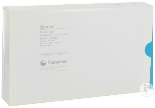 Coloplast Brava Renfort Adhésif Demi-Lune 20 Pièces (12070)