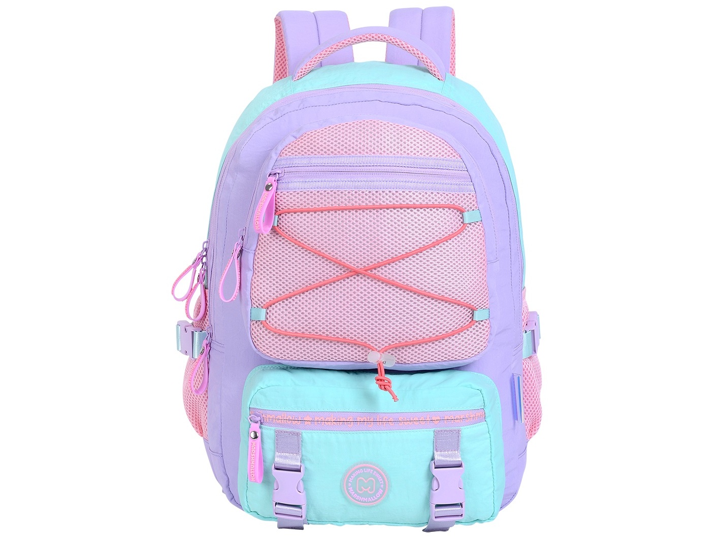 MOCHILA MARSHMALLOW CARAMELLO 43X33X16CM