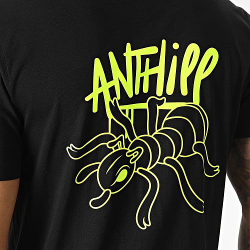 Tee Shirt Ant Noir Jaune Fluo
