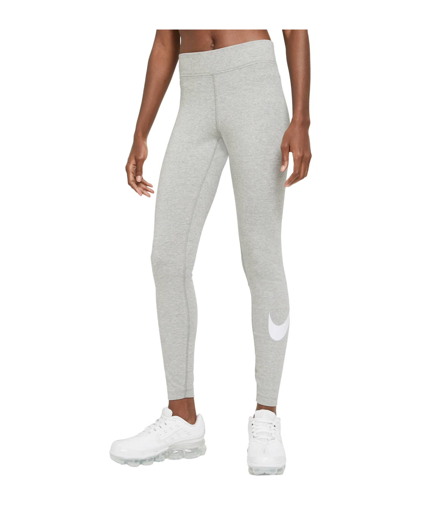 Nike Essentials Swoosh Leggings Damen Grau F063