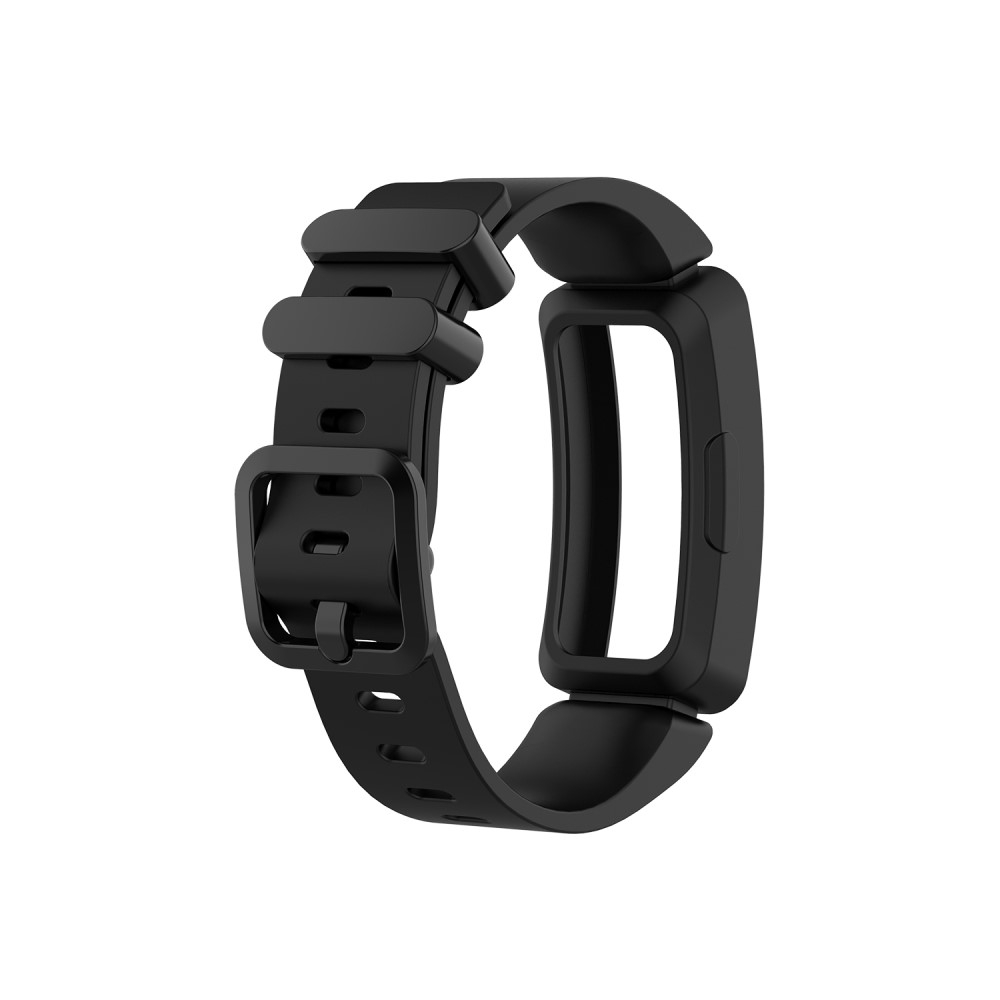 (Gr. XS) Fitbit Ace 2 Ersatz Silikon Armband (Gelenkumfang 145-210mm) - Schwarz