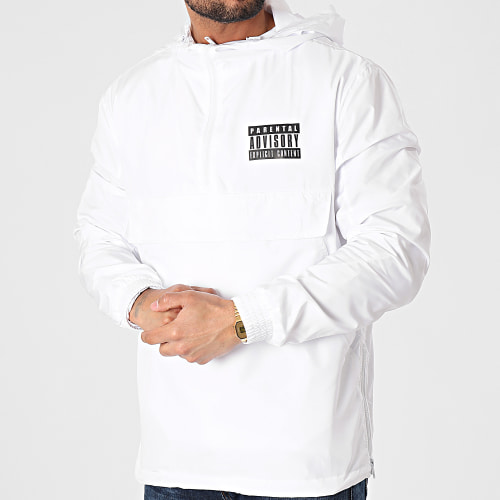 Coupe-Vent Logo Blanc