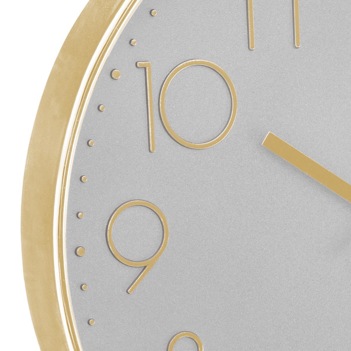 PENDULE SILENCE GOLD D.30CM