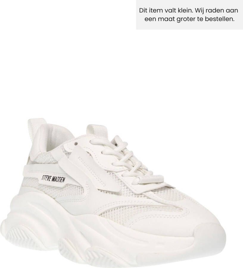 STEVE MADDEN Possession-E white Wit Kunststof Lage sneakers Dames