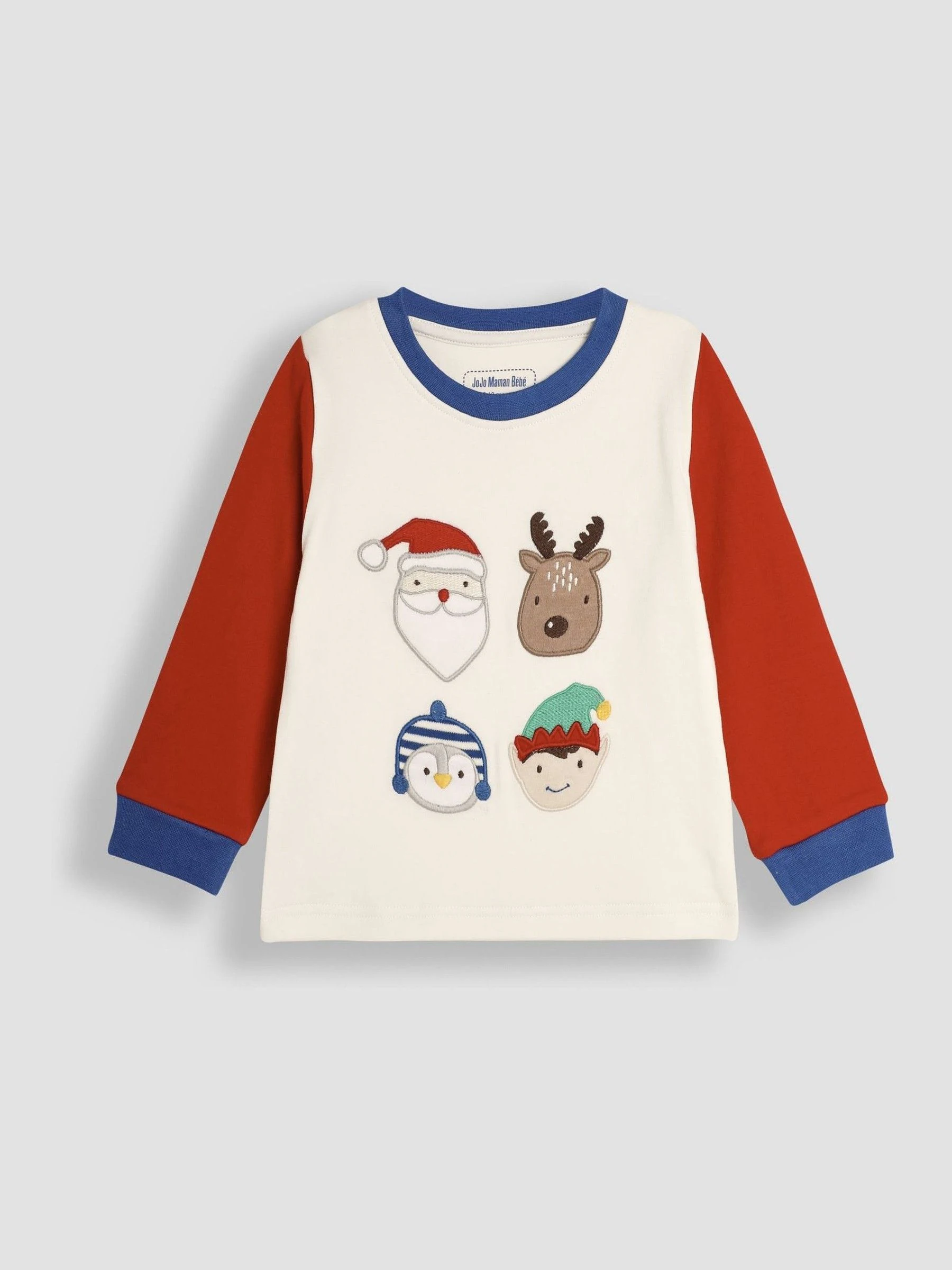 JoJo Maman Bébé Kerstpyjama in Schotse ruit