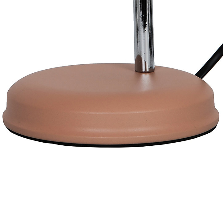Lampe de bureau Naraji E27 IP20 rose