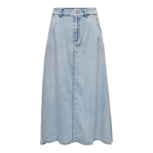 ONLY Mindy Denimnederdel, Light Blue Denim, XS