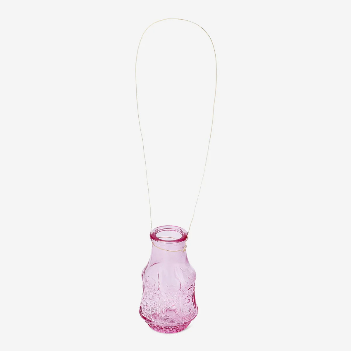 Mini pink glasvase