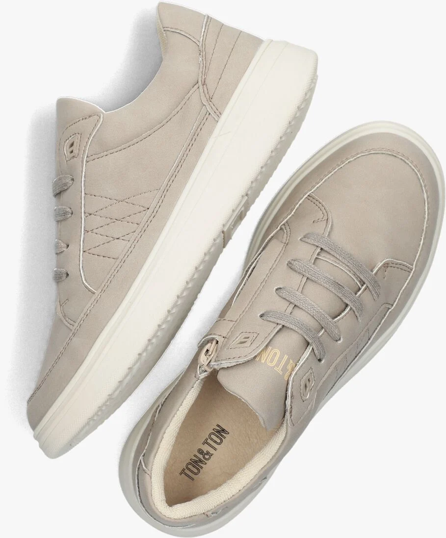 TON & TON grijze ton & ton lage sneakers felipe