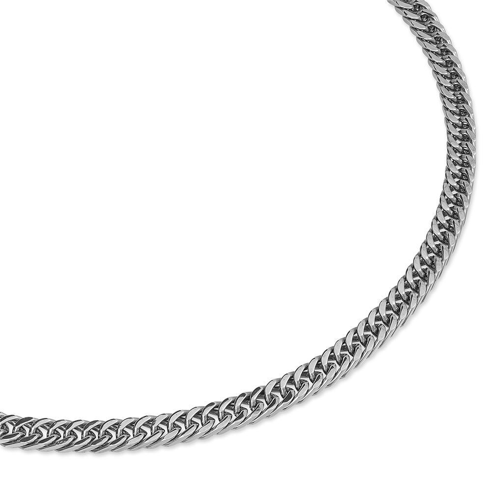 Collier Quentin Acier Blanc