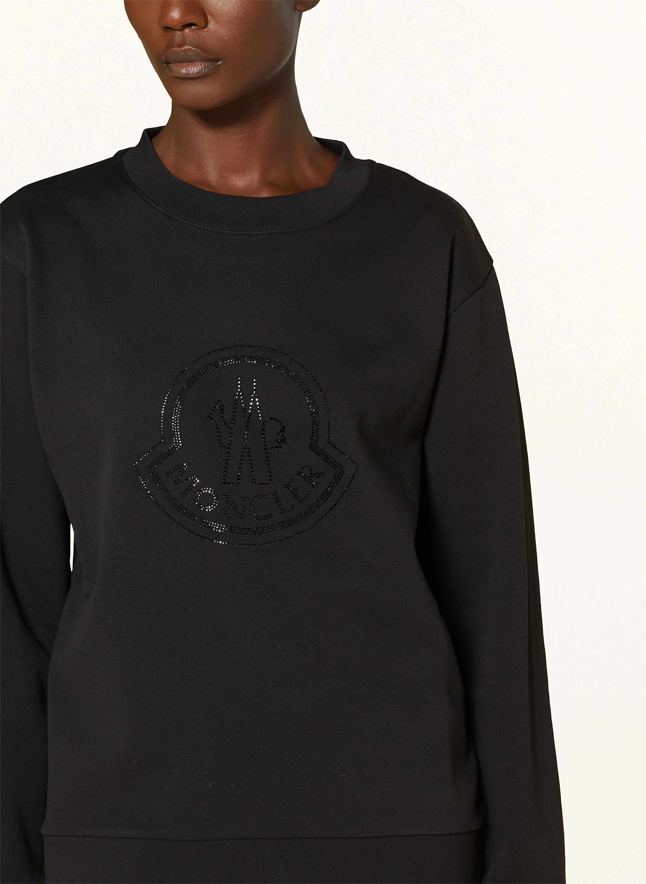 MONCLER Sweatshirt mit Schmucksteinen