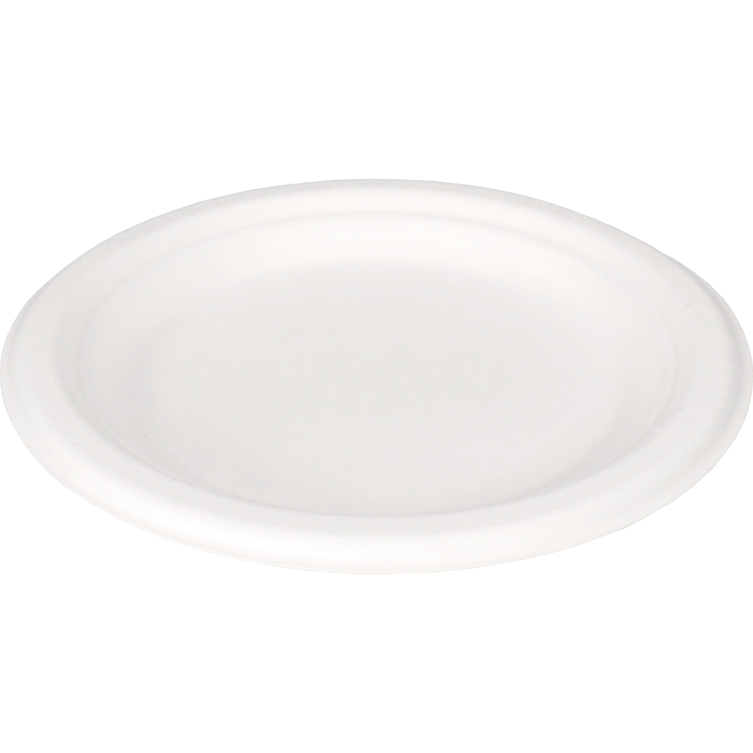 Depa Bord, rond, 1-vaks, bagasse (suikerrietpulp), Ø18cm, wit
