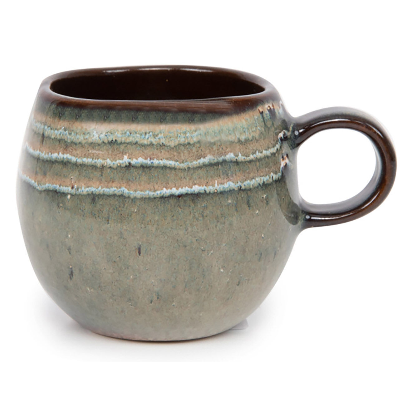 Bazar Bizar 6 Tasses à espresso  Comporta multicolores - D.7 cm