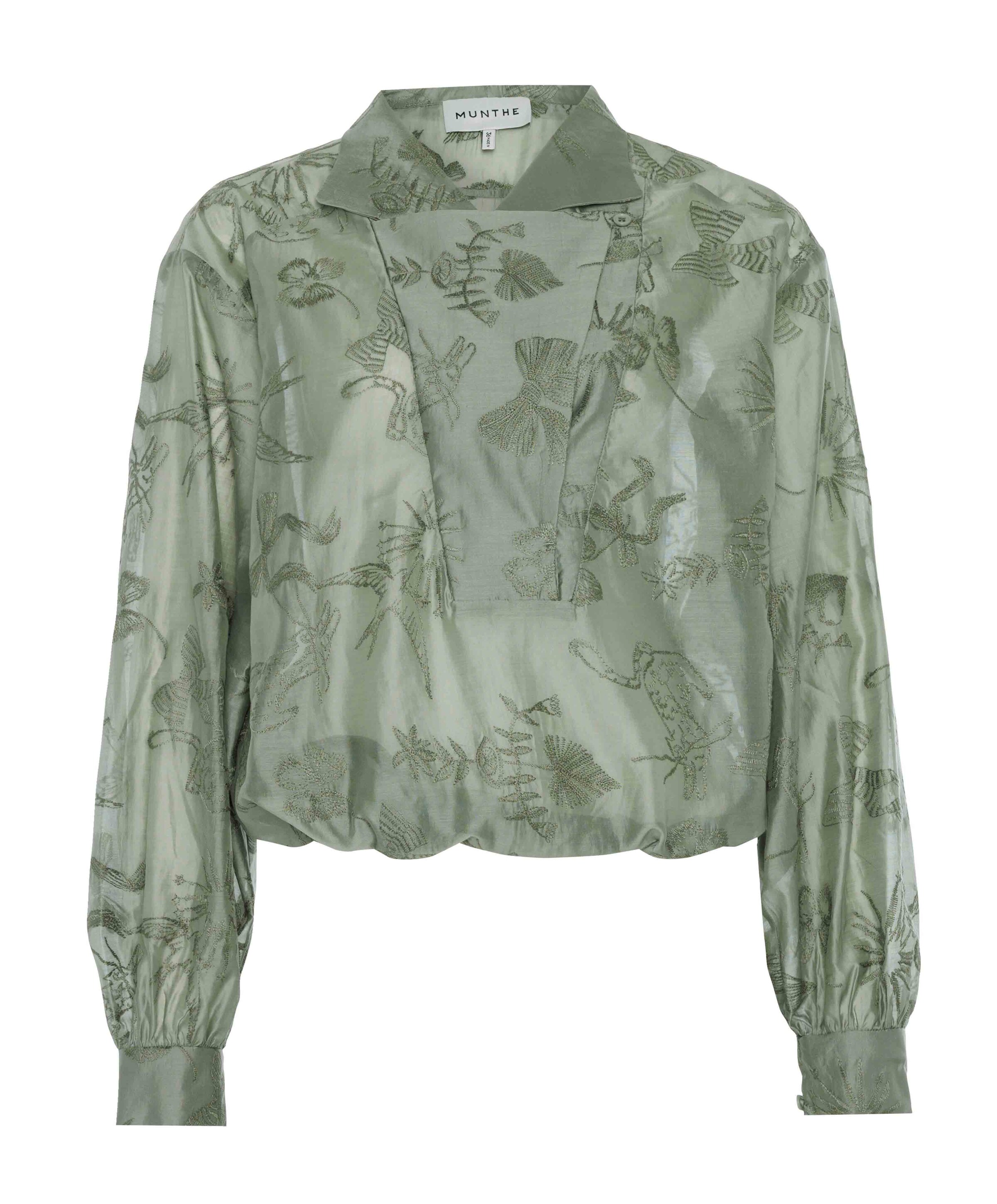 Munthe Dames blouse groen