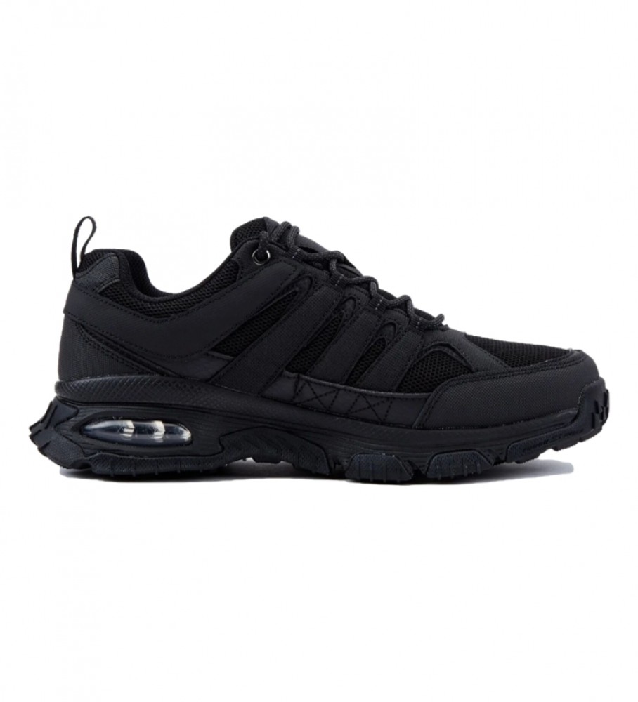 Tênis Skechers Skech-Air Envoy em couro preto