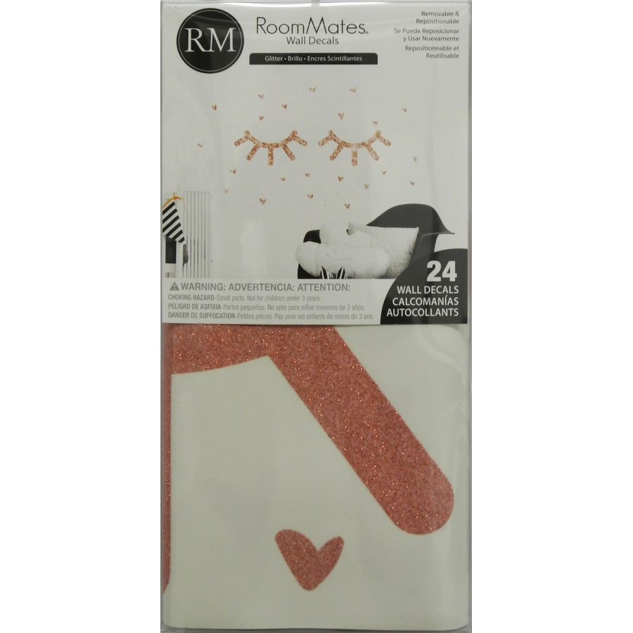 Room Mates Wimpern mit Glitzer Mehrfarbig