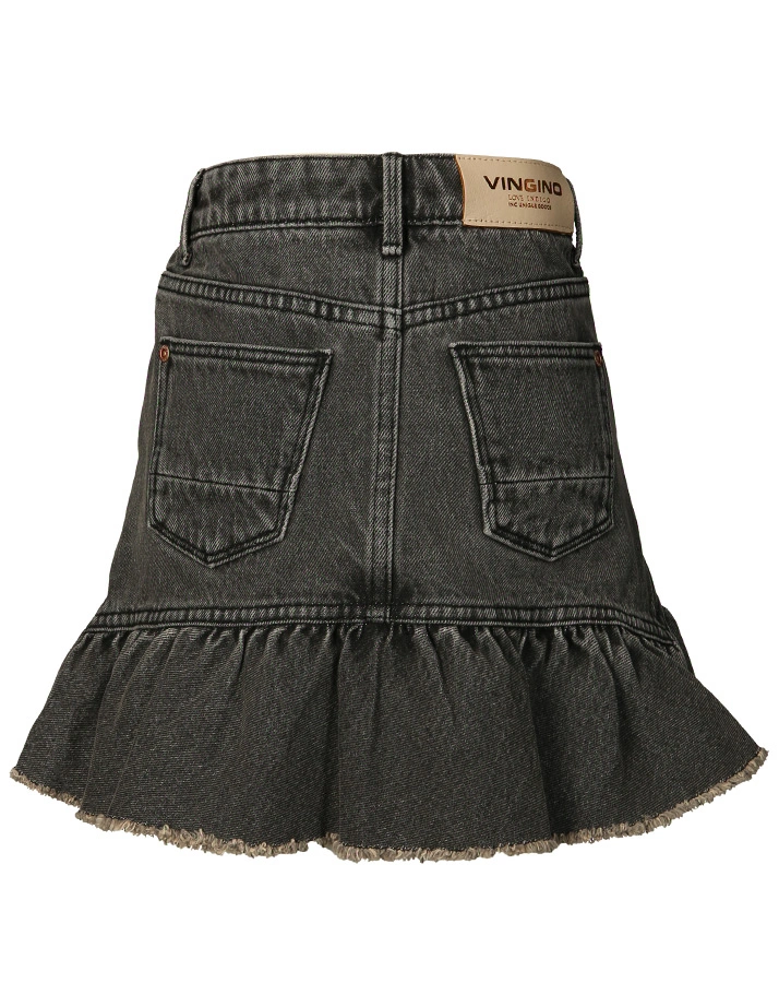 Jeans-Rock DAGMAR in grey vintage