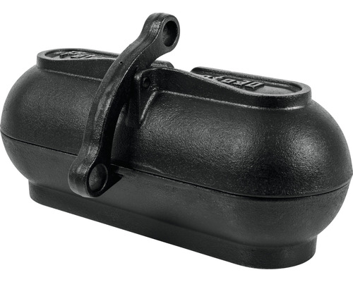 Aardappelbraadpan 15,4 x 29,1 cm gietijzer zwart