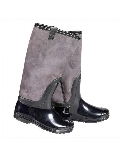 Xq Footwear Dames Regenlaars Zwart&Grijs - Laarzen