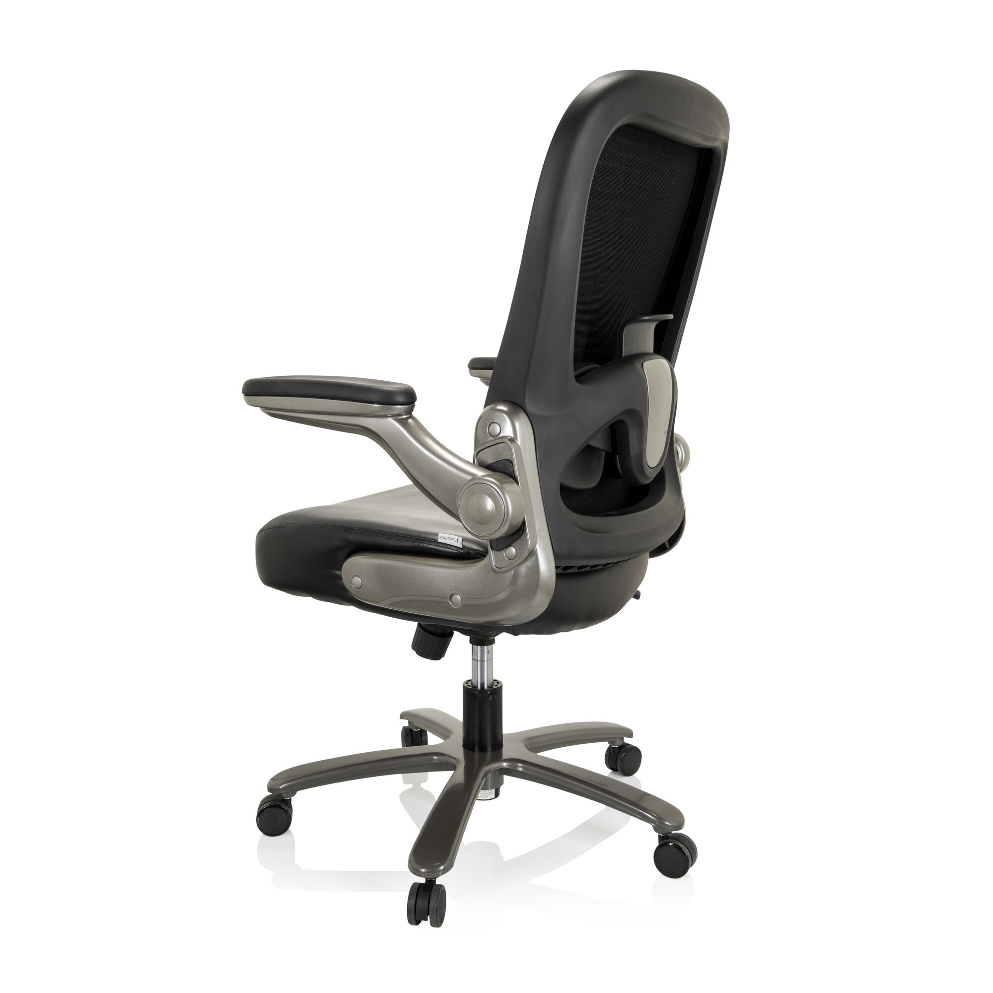 XXL Drehstuhl INSTRUCTOR T I Kunstleder/Netzstoff mit abklappbaren Armlehnen hjh OFFICE
