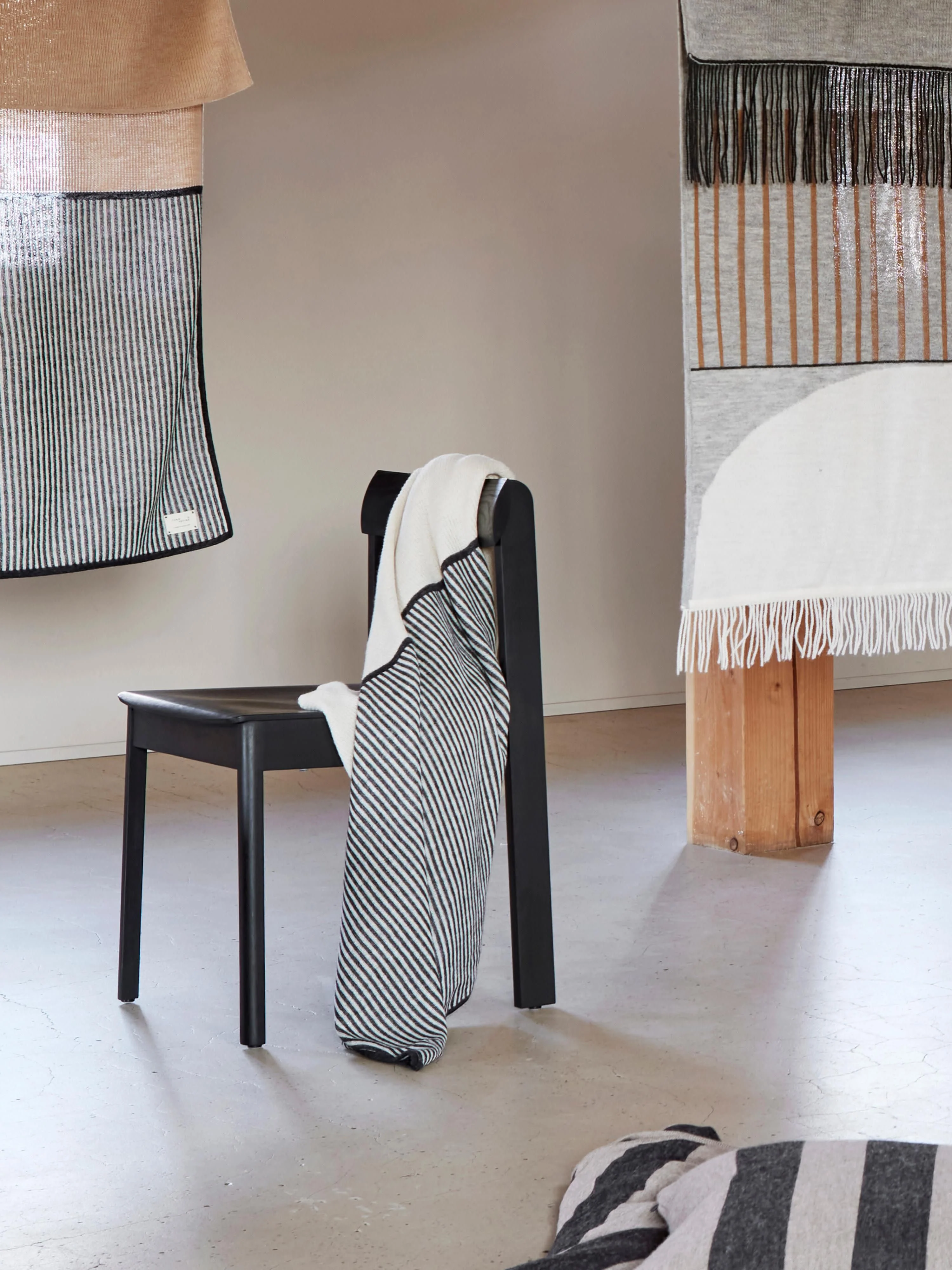 Stapelbare stoelen Blueprint van eikenhout, 2 stuks