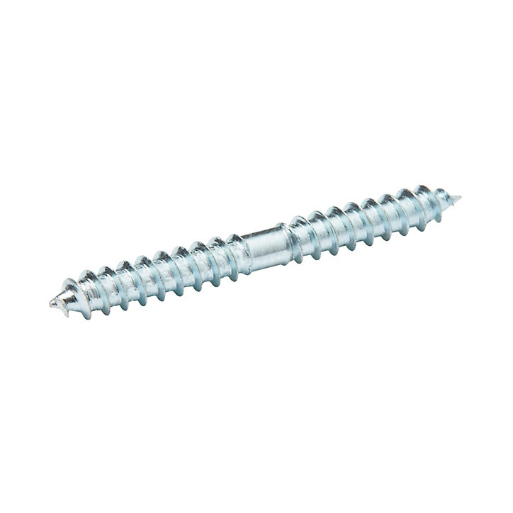 Vis à double filetage (bois/bois) 4x40 zingués mm - 5 pièces