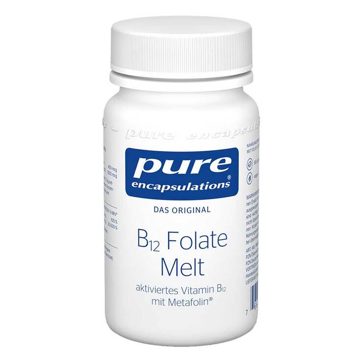 Pure Encapsulations B12 Folate melt Lutschtabletten , 90 St
