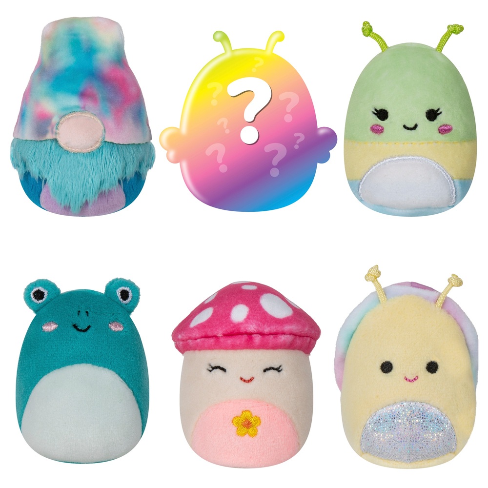 Squishville by Original Squishmallows Garden Squad Plüschtiere – 6er-Pack