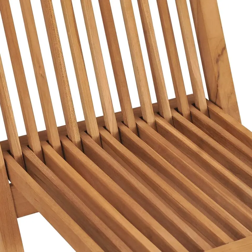vidaXL - Tuinstoelen - Bruin - Hout - 2 stuks - Inklapbaar