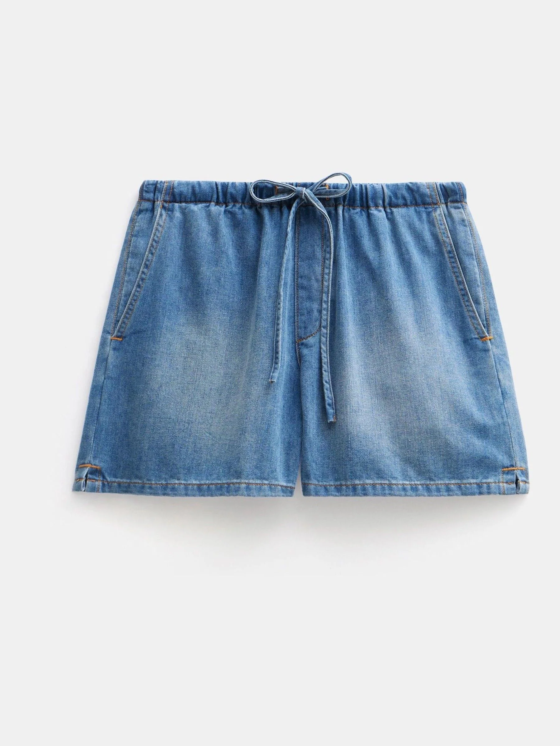 Denimblauw - Hush Betty Pull On Denim Shorts