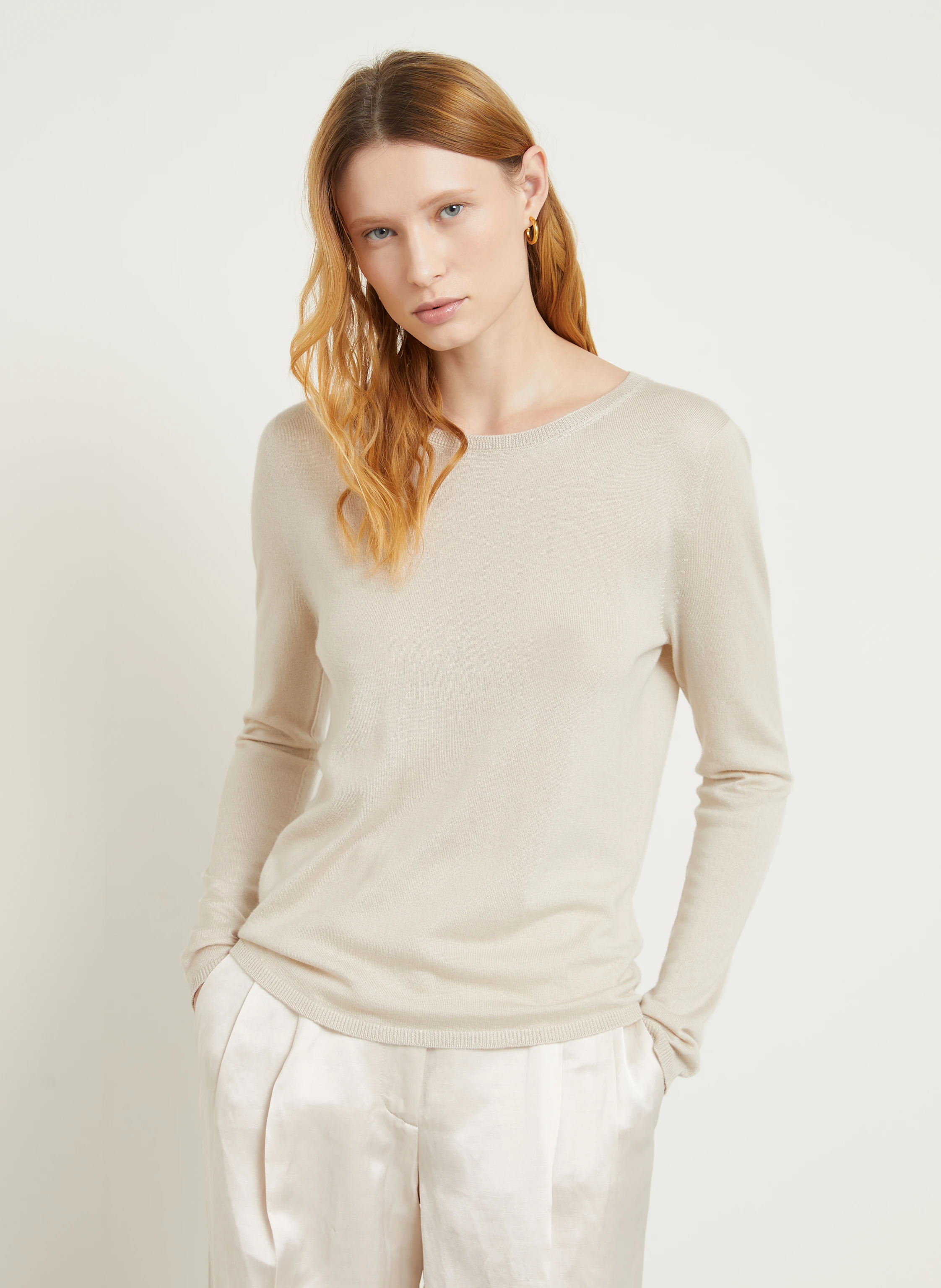 IRIS von ARNIM Cashmere-Pullover LAUREEN mit Seide