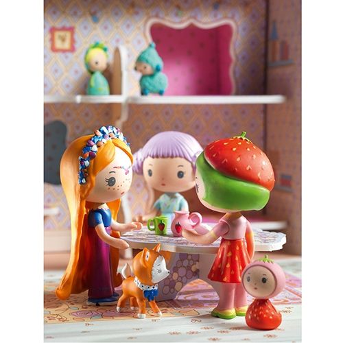 Djeco tinyly draagbaar poppenhuis - bluchka & indie
